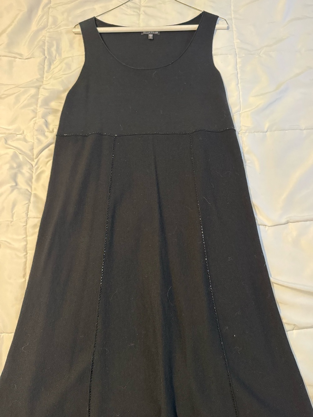 Eileen Fisher sleeveless sweater dress